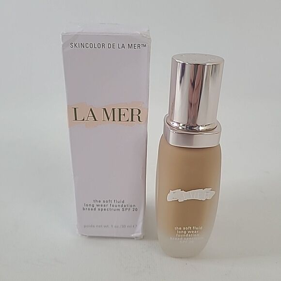 La Mer The Soft Fluid Long Wear Foundation 1 oz SPF20 Shade 350 Honey - Picture 1 of 7